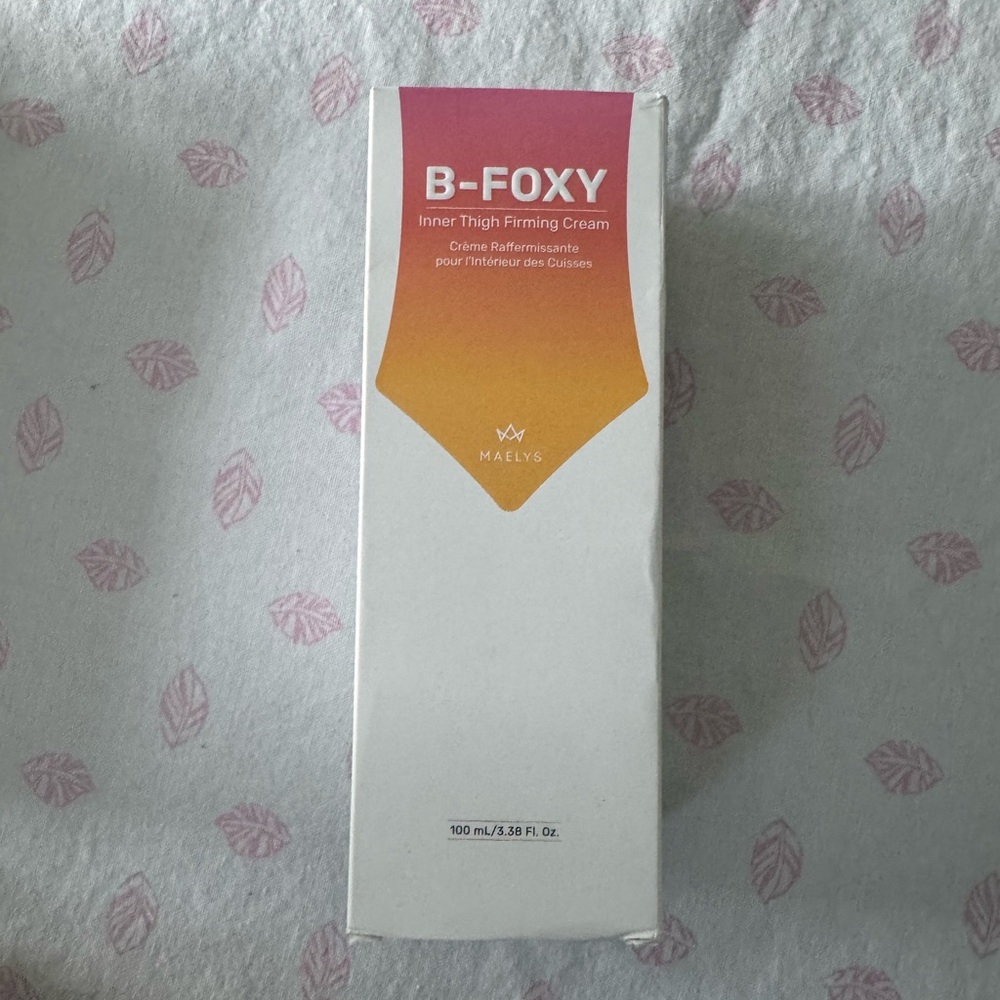 Maelys B-Foxy Inner Thigh Firming Cream - White and Orange Packaging